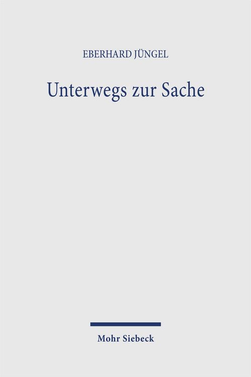 Produktbild: Unterwegs zur Sache