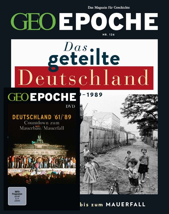 Produktbild: GEO Epoche (mit DVD) / GEO Epoche mit DVD 126/2024 - Das geteilte Deutschland