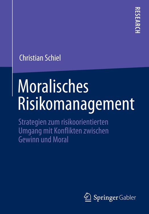 Produktbild: Moralisches Risikomanagement