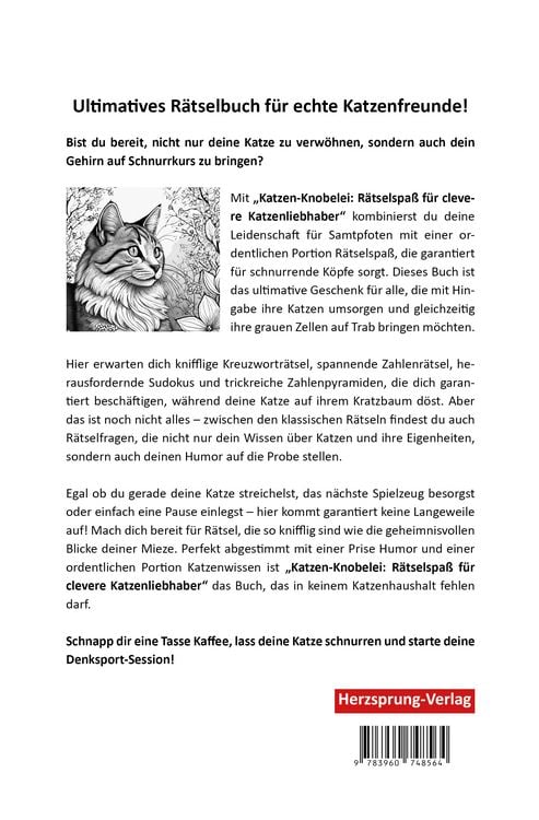 Produktbild: Katzen-Knobelei: R&auml;tselspa&szlig; f&uuml;r clevere Katzenliebhaber