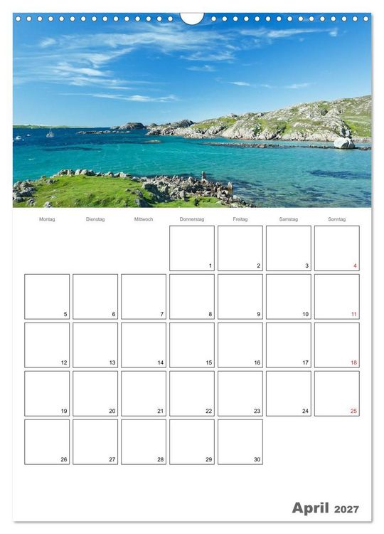 Produktbild: Schottland f&uuml;r Naturliebhaber (Wandkalender 2027 DIN A3 hoch), CALVENDO Monatskalender
