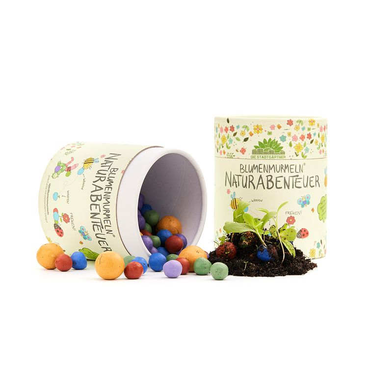 Blumenmurmeln 100er Dose