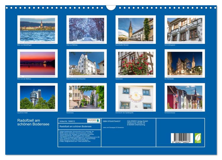 Produktbild: Radolfzell am sch&ouml;nen Bodensee (Wandkalender 2026 DIN A3 quer), CALVENDO Monatskalender