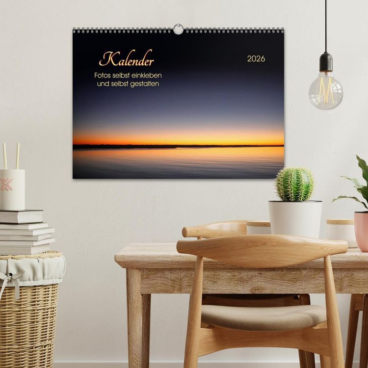 Produktbild: Kalender - Fotos selbst einkleben und selbst gestalten (Wandkalender 2026 DIN A3 quer), CALVENDO Monatskalender
