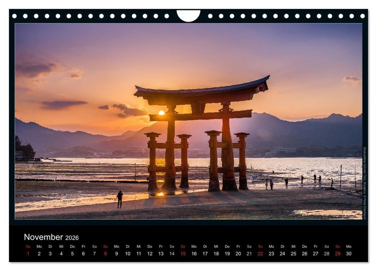 Produktbild: Japan (Wandkalender 2026 DIN A4 quer), CALVENDO Monatskalender
