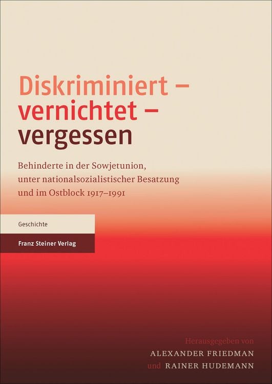 Produktbild: Diskriminiert - vernichtet - vergessen