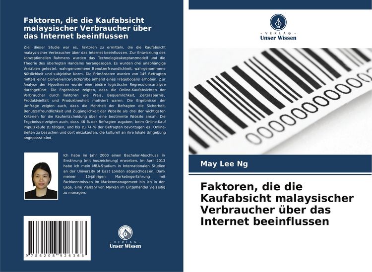 Produktbild: Faktoren, die die Kaufabsicht malaysischer Verbraucher &uuml;ber das Internet beeinflussen