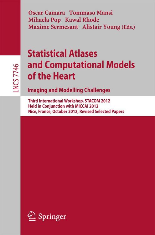 Produktbild: Statistical Atlases and Computational Models of the Heart: Imaging and Modelling Challenges