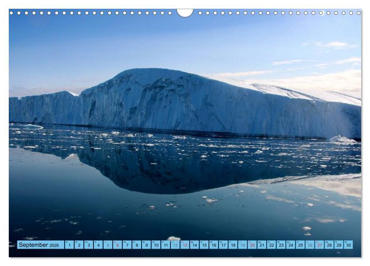 Produktbild: EISIGE GIGANTEN in der DISKOBUCHT (Wandkalender 2026 DIN A3 quer), CALVENDO Monatskalender