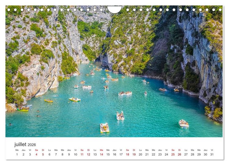 Produktbild: Visite de la France (Calendrier mural 2026 DIN A4 vertical), CALVENDO calendrier mensuel