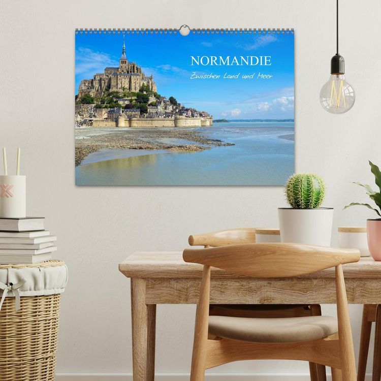Produktbild: Normandie - zwischen Land und Meer (Wandkalender 2026 DIN A3 quer), CALVENDO Monatskalender