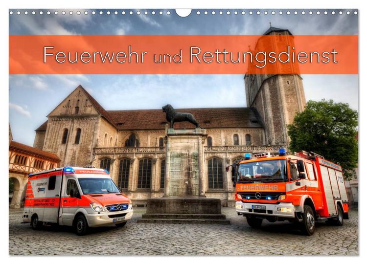 Produktbild: Feuerwehr und Rettungsdienst (Wandkalender 2026 DIN A3 quer), CALVENDO Monatskalender