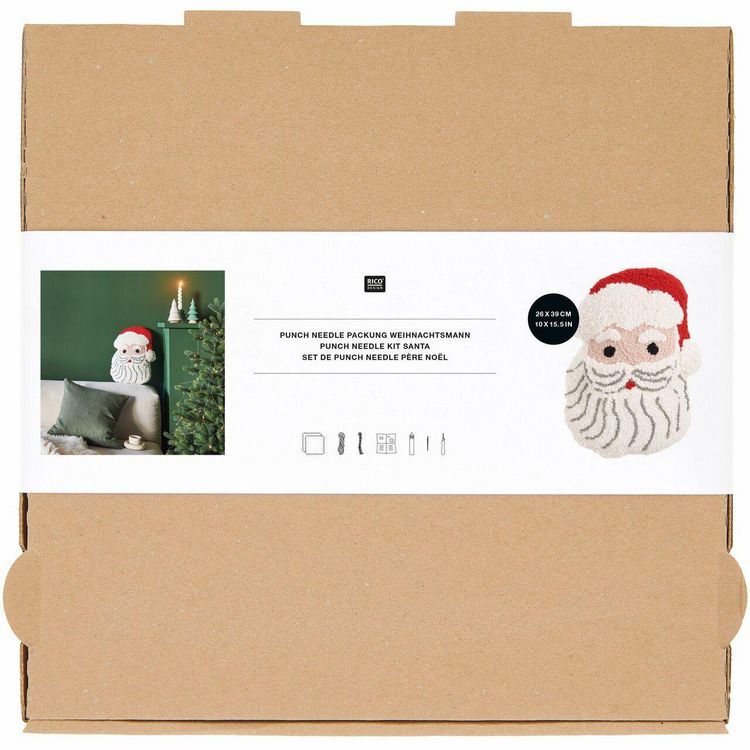 Produktbild: Punch Needle Packung, Weihnachtsmann