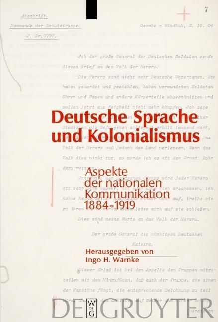 Produktbild: Deutsche Sprache und Kolonialismus