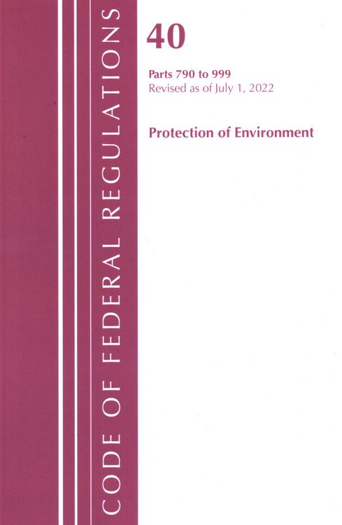 Produktbild: Office Of The Federal Register (U S: Code of Federal Regulat