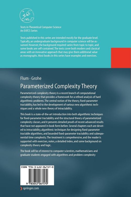 Produktbild: Parameterized Complexity Theory