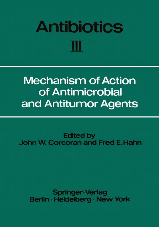 Produktbild: Mechanism of Action of Antimicrobial and Antitumor Agents