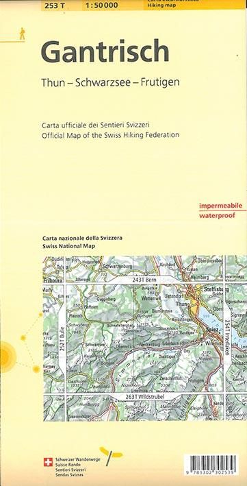 Produktbild: 253T Gantrisch Wanderkarte
