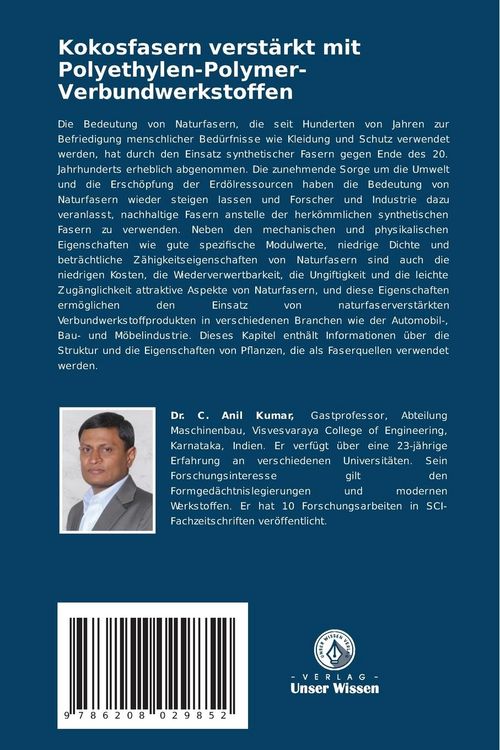 Produktbild: Kokosfasern verst&auml;rkt mit Polyethylen-Polymer-Verbundwerkstoffen