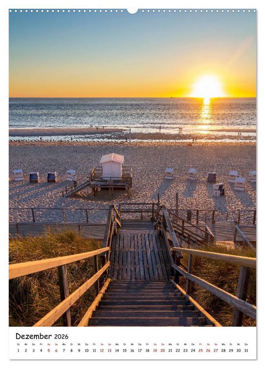 Produktbild: Bezauberndes Sylt (Wandkalender 2026 DIN A2 hoch), CALVENDO Monatskalender