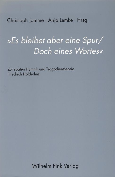 Produktbild: Es bleibet aber eine Spur/Doch eines Wortes