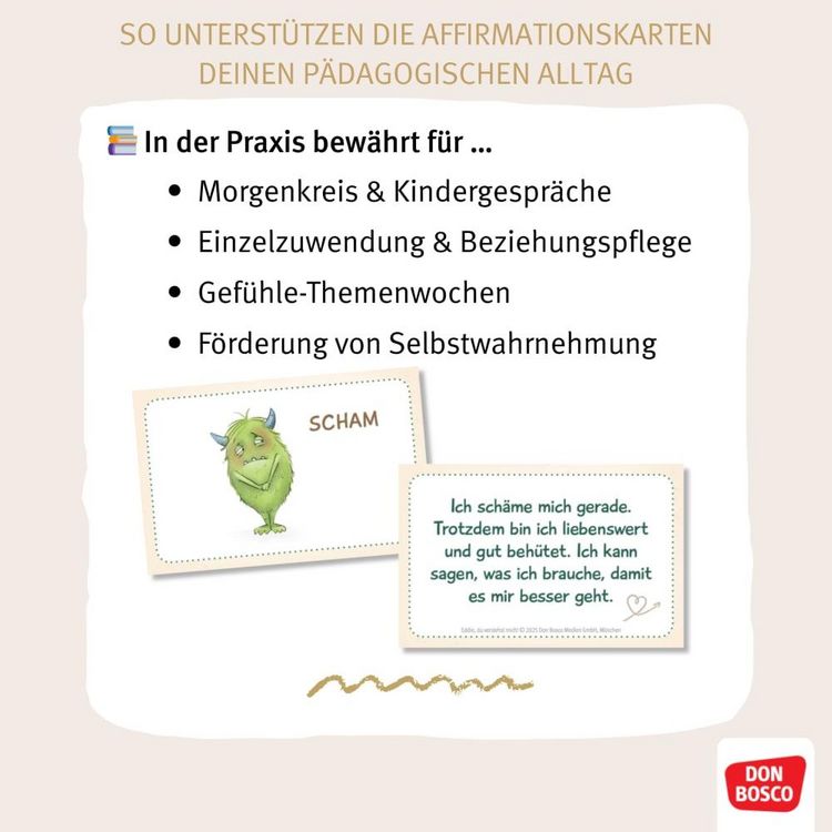Produktbild: Eddie, du verstehst mich! 90 Gef&uuml;hle-K&auml;rtchen mit Affirmationen f&uuml;r Kinder