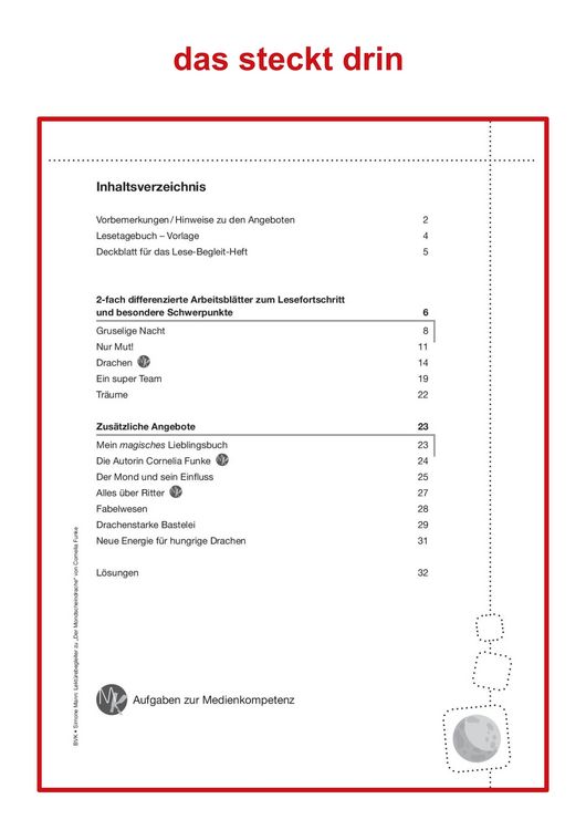 Produktbild: Lekt&uuml;rebegleiter &ndash; kompakt und differenziert: Der Mondscheindrache
