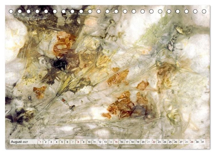 Produktbild: Botanical Printing - Magische Pflanzendrucke (Tischkalender 2027 DIN A5 quer), CALVENDO Monatskalender