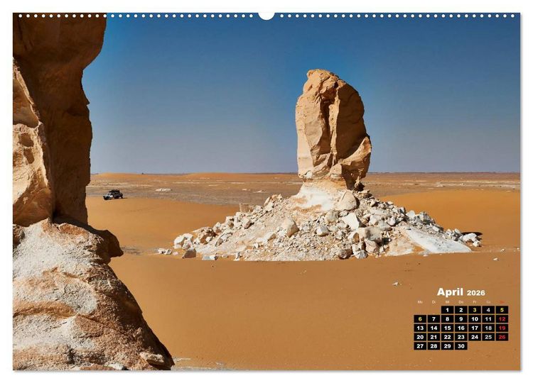 Produktbild: &Auml;gypten &ndash; westliche W&uuml;sten (hochwertiger Premium Wandkalender 2026 DIN A2 quer), Kunstdruck in Hochglanz