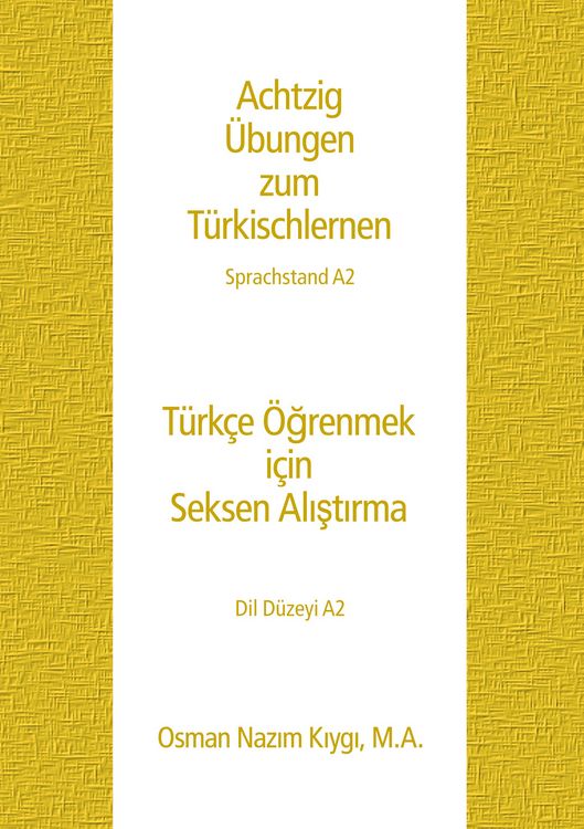Produktbild: Achtzig &Uuml;bungen zum T&uuml;rkischlernen
