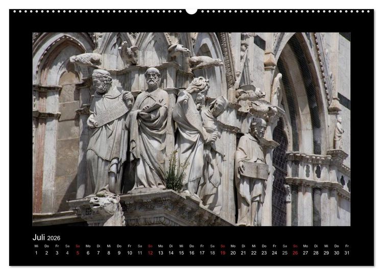 Produktbild: Siena, Perle der Toskana (hochwertiger Premium Wandkalender 2026 DIN A2 quer), Kunstdruck in Hochglanz