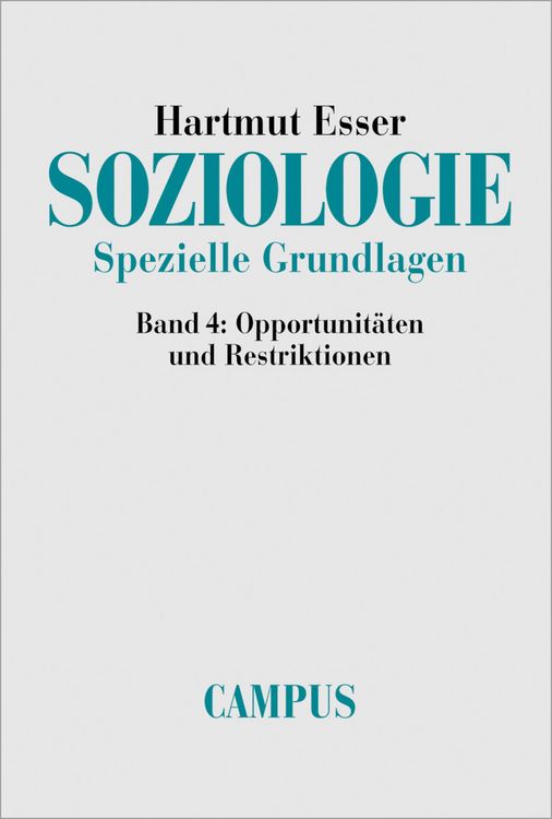 Produktbild: Soziologie. Spezielle Grundlagen