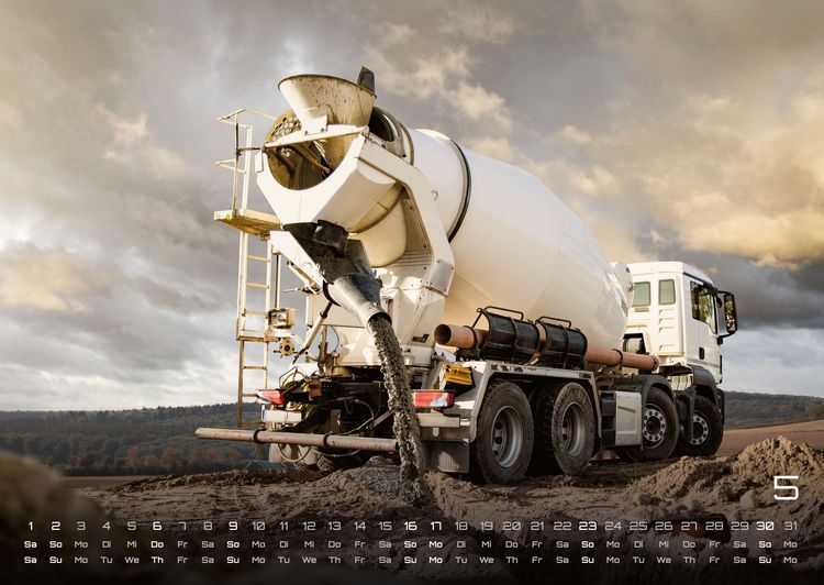 Produktbild: Baumaschinen - gigantische Bauhelfer - 2027 - Kalender DIN A2