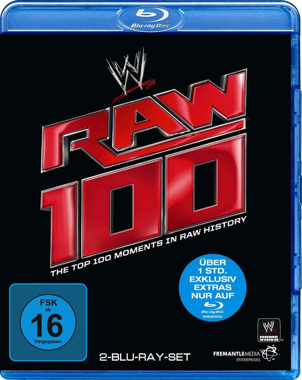 Produktbild: Raw 100 - The Top 100 Moments in Raw History [2 BRs]