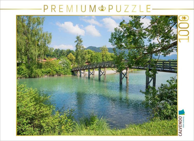 Produktbild: CALVENDO Puzzle Mangfallbr&uuml;cke in Gmund am Tegernsee | 1000 Teile Lege-Gr&ouml;&szlig;e 64x48cm Foto-Puzzle f&uuml;r gl&uuml;ckliche Stunden