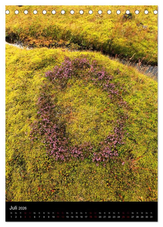 Produktbild: NATUREART - KUNST IN DER NATUR (Tischkalender 2026 DIN A5 hoch), CALVENDO Monatskalender