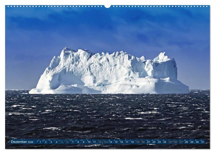 Produktbild: Berge aus Eis (hochwertiger Premium Wandkalender 2026 DIN A2 quer), Kunstdruck in Hochglanz
