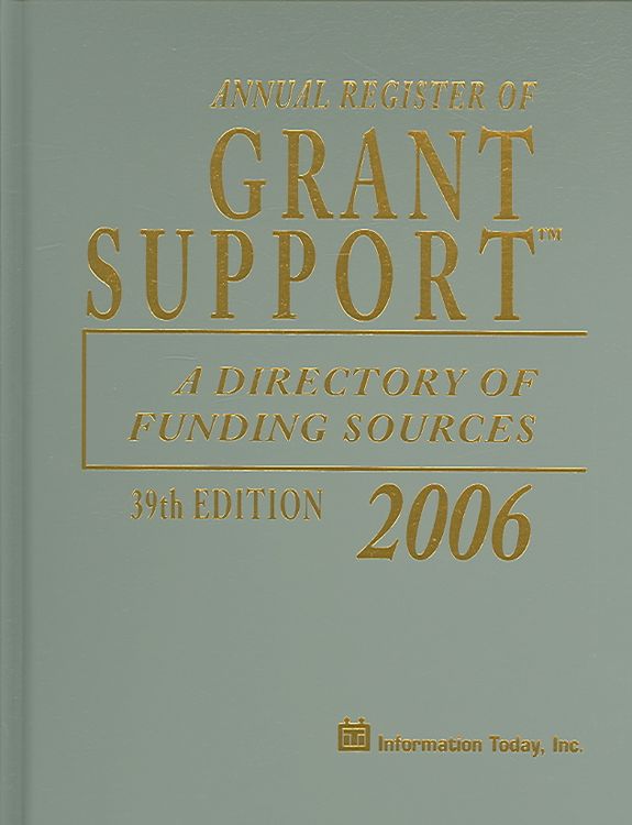 Produktbild: Annual Register of Grant Support 2006: A Directory of Funding Sources