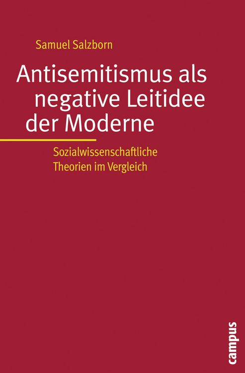 Produktbild: Antisemitismus als negative Leitidee der Moderne