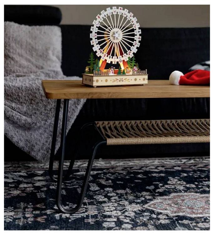 Produktbild: Konstsmide 3249-100 LED-Silhouette Adventskalender Warmwei&szlig; LED Natur