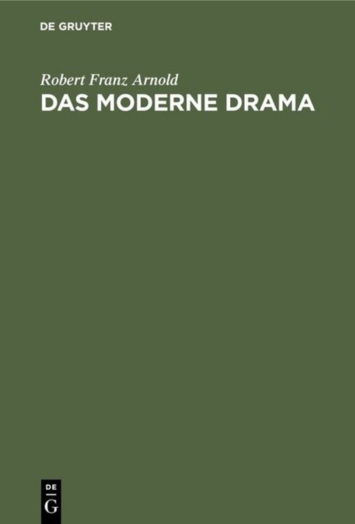 Produktbild: Das moderne Drama