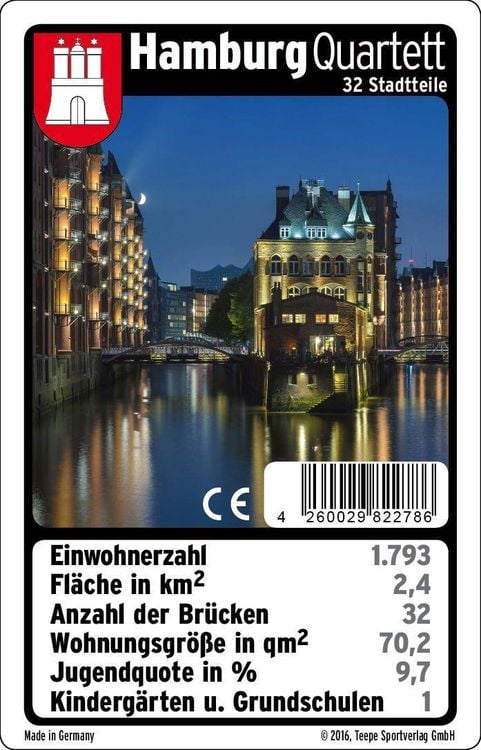Produktbild: Hamburg Stadtteil Quartett