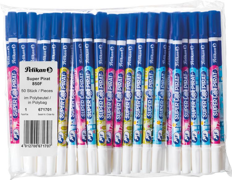 Produktbild: PELIKAN Tintenl&ouml;scher Super Pirat&reg;, Spitze fein Packung zu 50 St&uuml;ck
