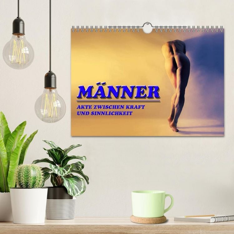 Produktbild: M&Auml;NNER - AKTE ZWISCHEN KRAFT UND SINNLICHKEIT (Wandkalender 2026 DIN A4 quer), CALVENDO Monatskalender