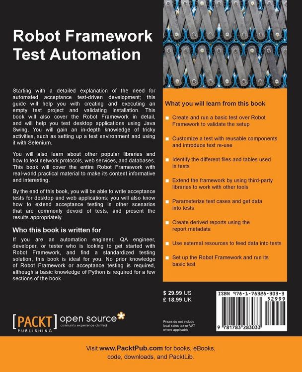 Produktbild: Robot Framework Test Automation
