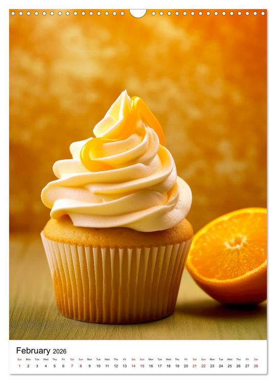 Produktbild: Yummy Cupcakes (Wall Calendar 2026 DIN A3 portrait), CALVENDO 12 Month Wall Calendar