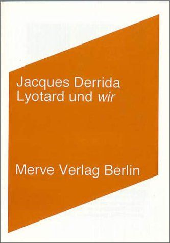 Produktbild: Lyotard und wir