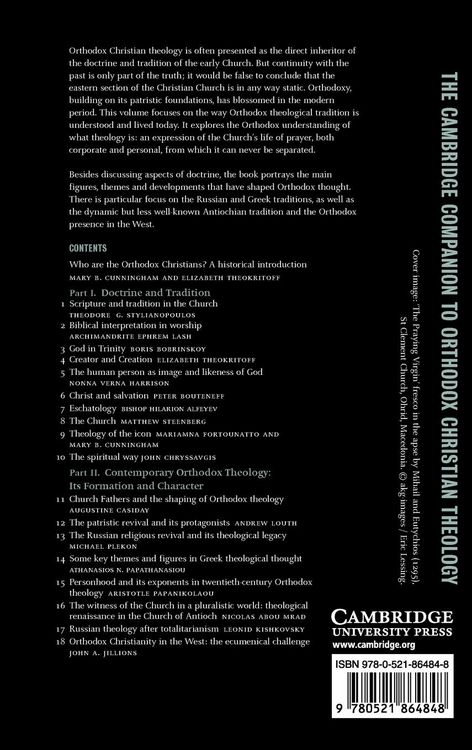 Produktbild: The Cambridge Companion to Orthodox Christian Theology