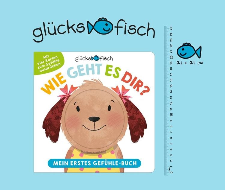 Produktbild: Gl&uuml;cksfisch: Wie geht es dir? Mein erstes Gef&uuml;hle-Buch
