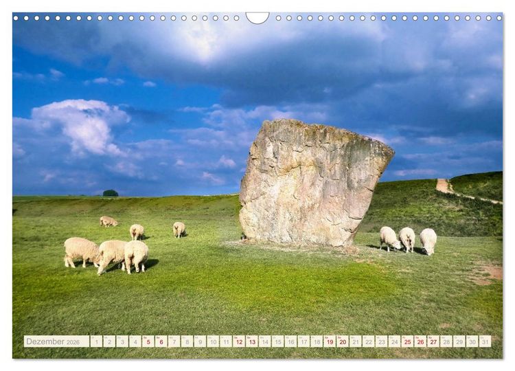 Produktbild: S&uuml;dengland - Mystische Steinkreise und Dartmoor (Wandkalender 2026 DIN A3 quer), CALVENDO Monatskalender